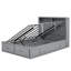 Wood Queen Size Bed With Hydraulic Storage Function, Led Headboard & Charging Contraption, 2 Drawers, Grey Interior Compartment, Headboard, Potential Drawers-1090453369