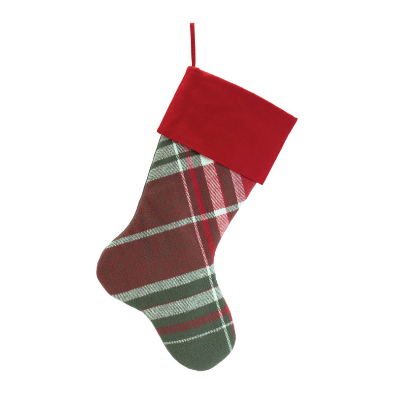 Plaid Print Stocking