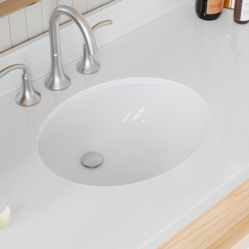ARIEL Monroe 61 Single Sink Bathroom Vanity with Pure Quartz Top, White