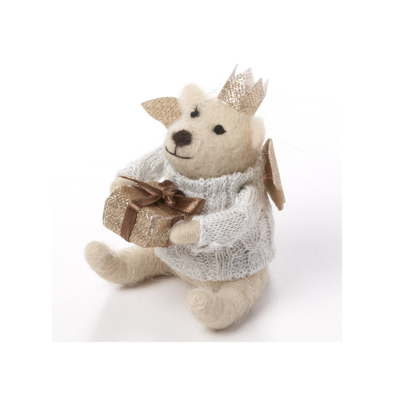 Figurine ours assis Fong