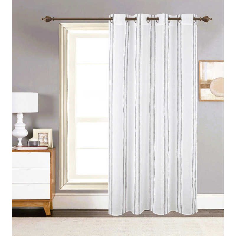 Anneaux transparents 54 po, Gris, L 54 po x L 63 po