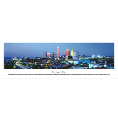 US Skyline Cleveland, Ohio by Christopher Gjevre Photographic Print