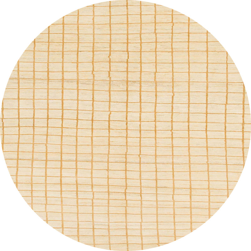 Tapis abstrait moderne 1563, Rond 6 pi