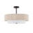 Reenat 4-Light Dimmable Shaded Drum Semi Flush Mount Chandelier-717461580