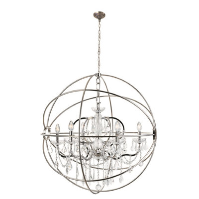 Mendelson 6 - Light Dimmable Globe Chandelier