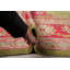 Tapis unique en laine noué à la main OmaShak vert et rouge 12 pi 8 po x 15 pi 10 po Nma