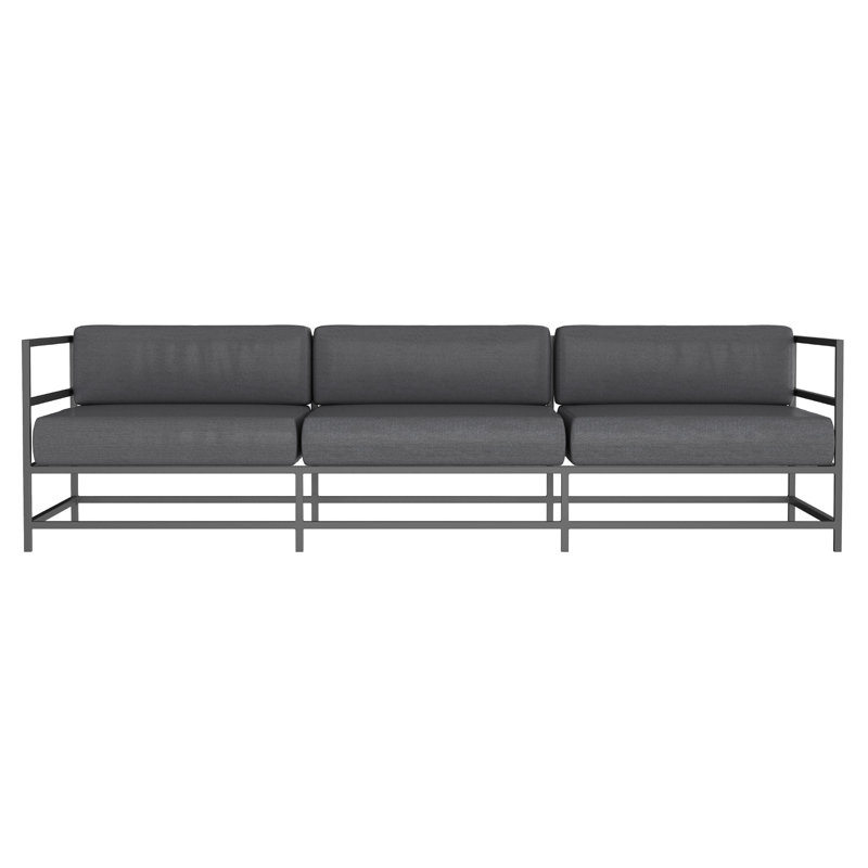 Canapé Delano, NO, Gris Tex, Tissage uni ardoise coulée Sunbrella®