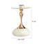 petite table d'appoint ronde pour les petits espaces, table basse, petite table basse de salon, table de bout blanche-731330738-731330739
