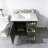 36 " W Freestanding Standard 1 Single Vanity Bathroom Vanity With Marble Top-1960852737