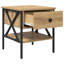 Bedside Cabinet With Drawer 2 Pcs 40 X 42 X 45 Cm-624509112