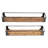 2 Piece Metal Floating Shelf