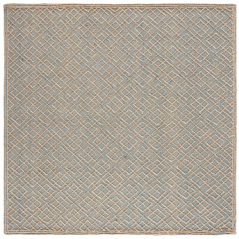 Msr Trace Martha Stewart Hand Tufted Performance Geometric Rug, Square 6'