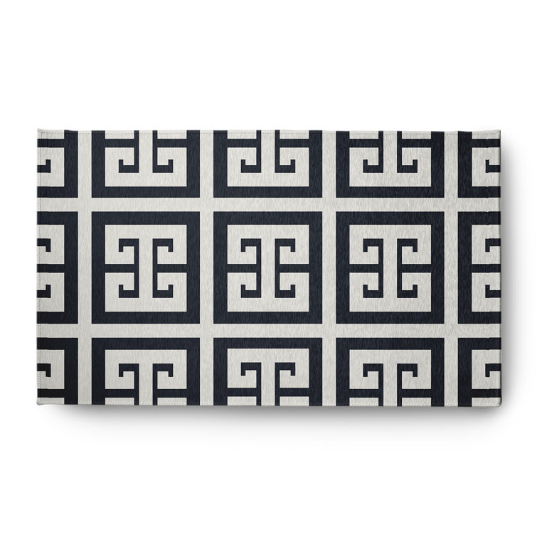 Subline Chenille Geometric Indoor Rug