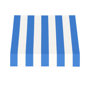 Bright Blue/White Stripe