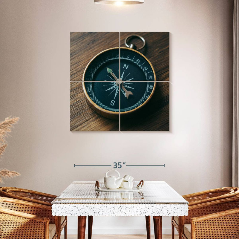 Aletra Travel Compass, 38" H x 38" W
