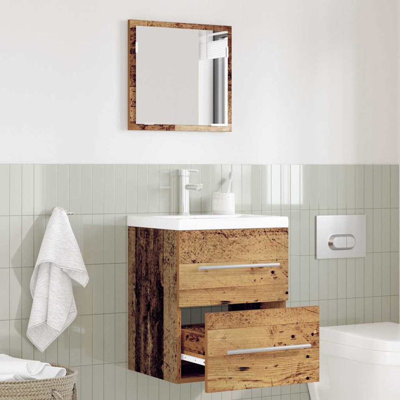 41mm Bathroom Vanity with Basin, Brown