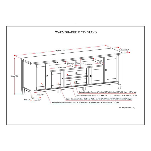 Dimensions du produit