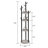 Rotary Coat Rack Freestanding Metal Coat Hall Tree Stand With 4 Tiers Storage Display Shelf And 9 Hooks For Entryway Bedroom Corner Office Garment Clothes Holder-111925988