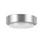 Plafonnier d'extérieur à DEL à finition nickel brossé 5 po Bailey-124874926-124874925