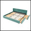 Très grande base de lit tapissier avec tissu chenille épais, tête de lit confortable et tiroir de rangement pour les chambres modernes-131377628-131377630
