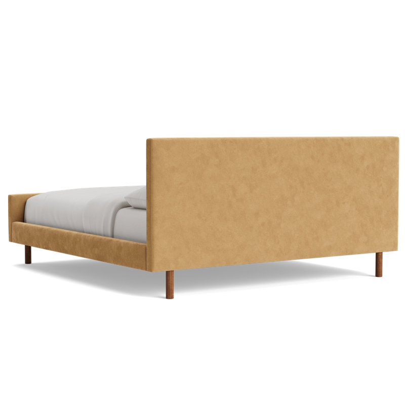 Skinny Fat Bed, King, Performance Velvet - Nutmeg