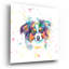 Art mural en verre épique «Colorful Watercolor Papillon» par Furbaby Affiliates-366741560