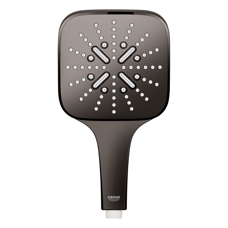 Rainshower Multi Function Handheld Shower Head, Hard Graphite
