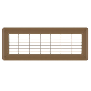 Gril de plancher brun de gros calibre