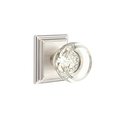 Privacy Georgetown Knob with Wilshire Rose