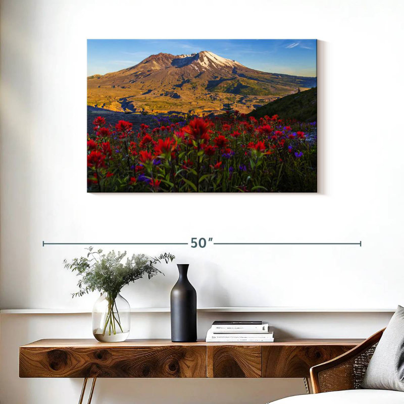 Alvord Mt. St. Helens du point de vue de Loowit, H 24 po x l 36 po