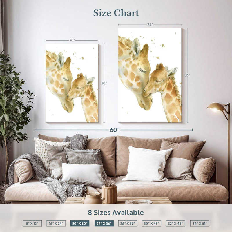 Brampt My Giraffe Love, 36" H x 24" W