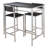 Eastover 2 - Person Solid Wood Top Four Leg Dining Set