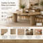 Krisslyn Oval Wood Dining Table With Double Pedestal Base-111939781