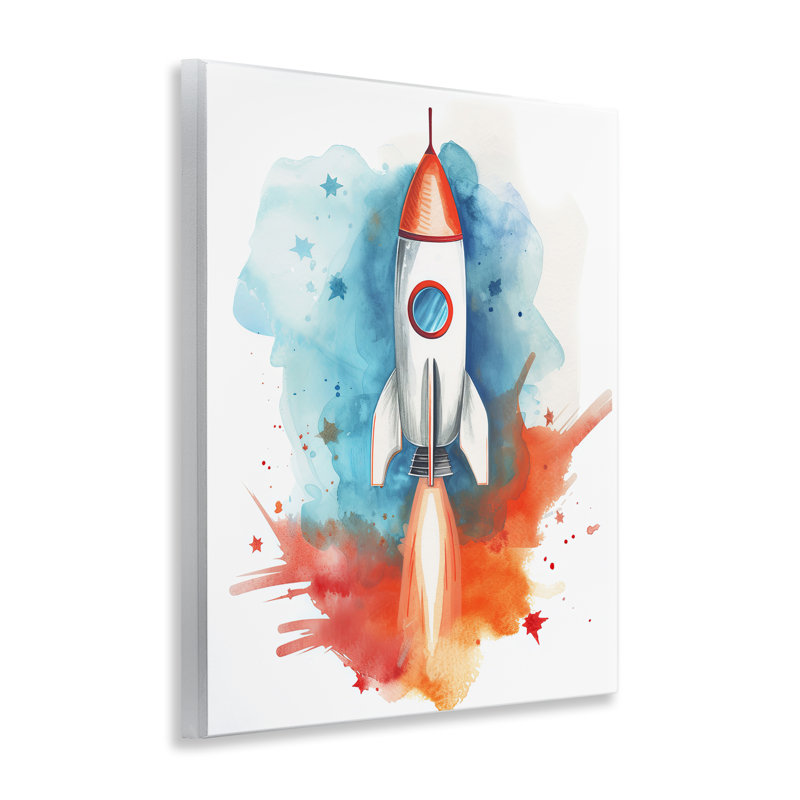 Plaque murale «Rocket lance aventure», design par Ray Powers
