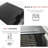 16 3/4" Black Wood Fiber Workstation Cutting Board