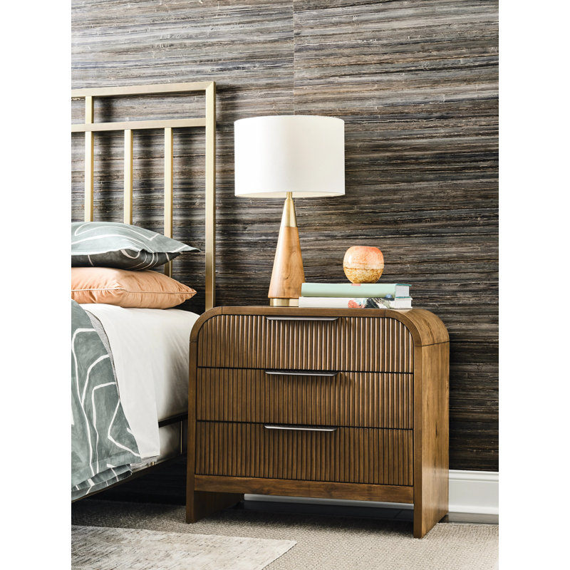 ADELE THREE DRAWER NIGHTSTAND
