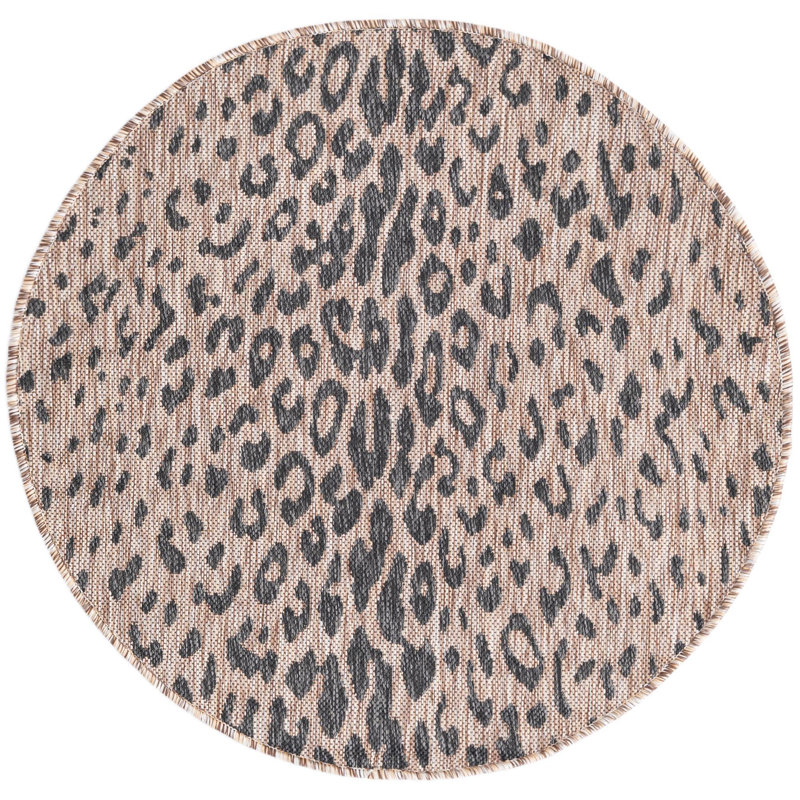Tapis d'extérieur Ivery, Rond 3 pi