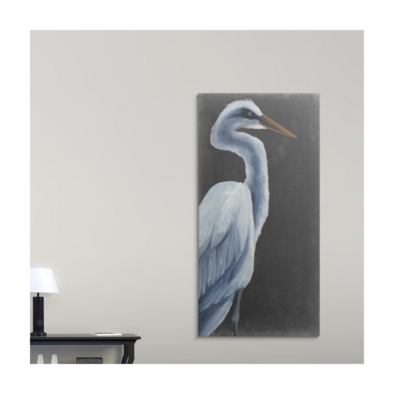 « ii », reproduction d’art dépilée Herald, H 30 po x l 15 po x P 1,5 po, Toile