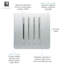 Trendi Switch 4 Gang 1 or 2 way Rocket Light Switch-86175313