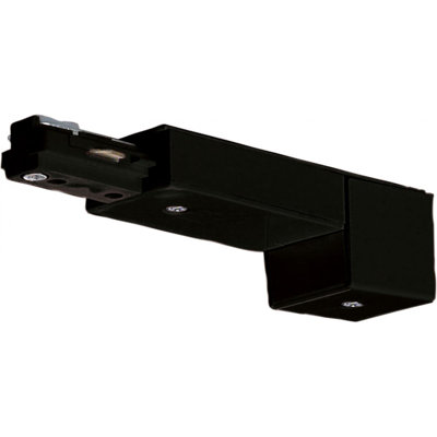 Track Light Conduit Live End in Black