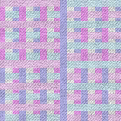 Tapis rose à motif écossais Kiely