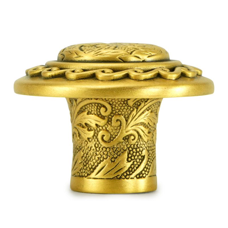 AMERICANA KNOB PLATE, Museum Gold