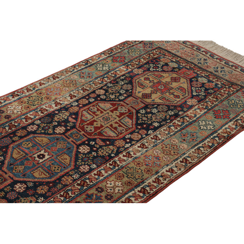 One-of-a-Kind 3'5X13'8 Hand Knotted Area Rug
