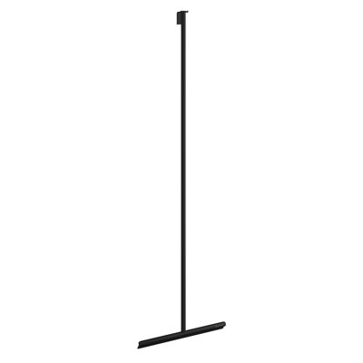Shower squeegee with an extra long handle for floor.