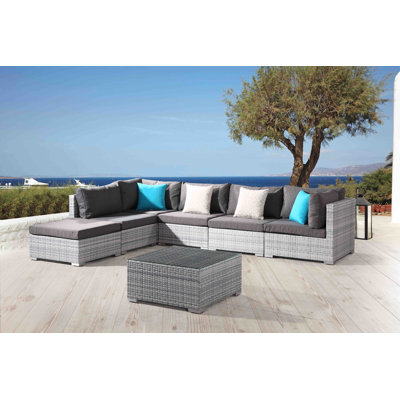 Neco 6 - Person Patio Conversation Set with Cushions
