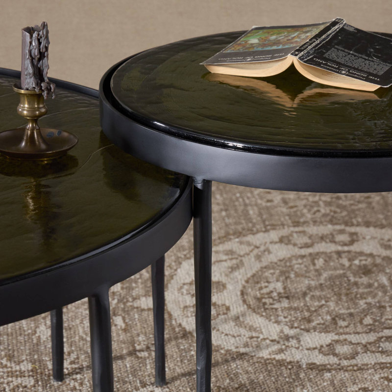 Yoko Nesting Coffee Table, Green