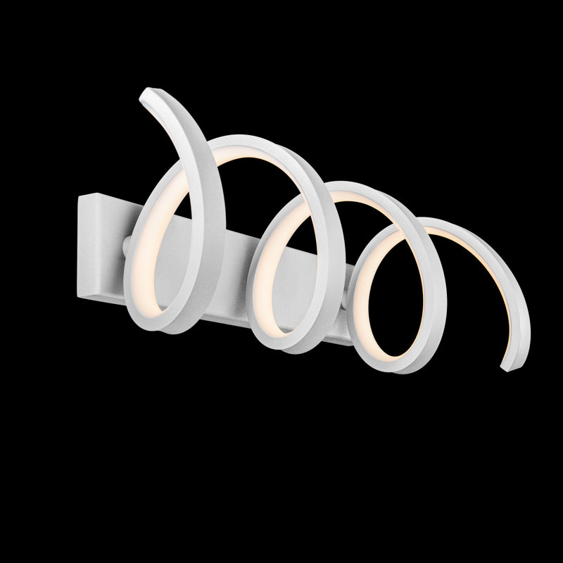 1 - Light LED Bath Bar, Titanium