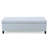 Upholstered Storage Ottoman Bench, Entryway Bench, End of Bed Bench, Ottoman Foot Rest for Living Room Bedroom, Light Sky 50.75" Length-134462767