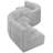 Ivancea Upholstered Curved Sectional Reversible-89266747