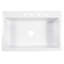 Évier de cuisine à simple cuve encastrable 33 po Jackson Crisp Fireclay-92476253